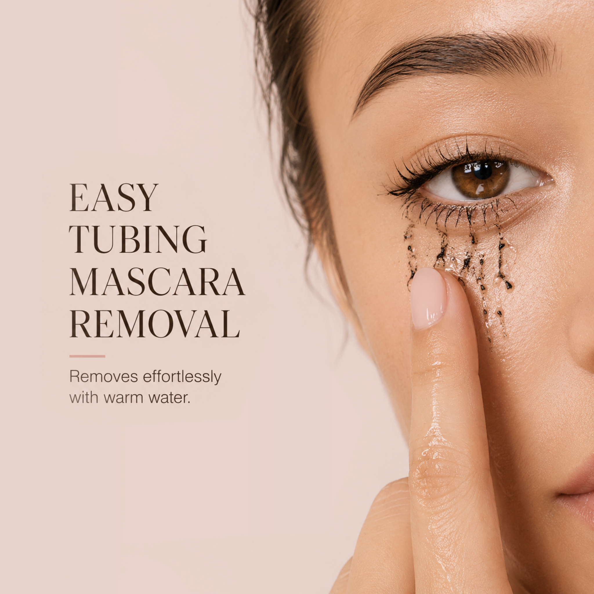 ALL-LASH Serum Infused Tubing Mascara with Easy Warm Water Removal and Smudge Proof Wear