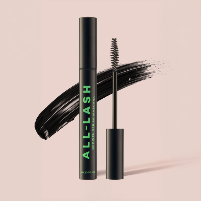 ALL-LASH Serum Infused Tubing Mascara with Precision Wand for Length, Thickening, volume and definition 