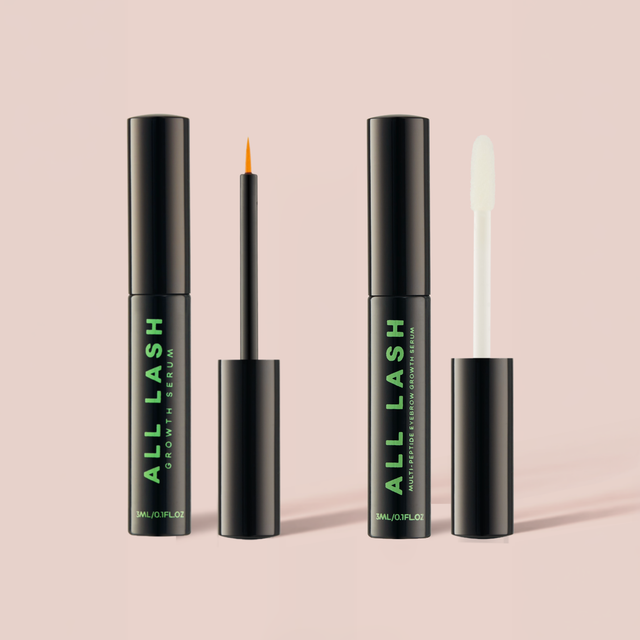 ALL-LASH Natural Lash & Brow Growth Serum Set with Eyelash Growth Serum and Eyebrow Growth Serum